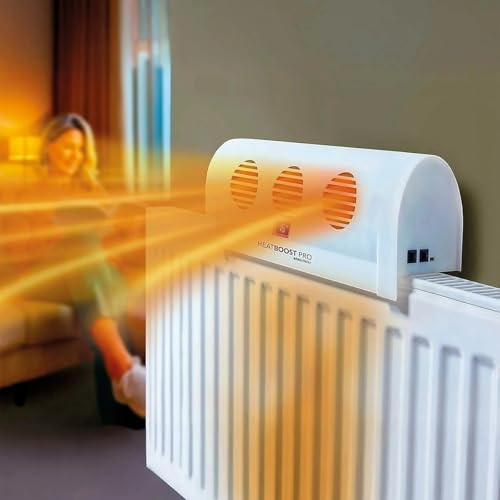 Portable Radiator Booster Fan – Lightweight Rechargeable Turbo Heater with Auto & Manual Modes to Improve Heating Efficiency