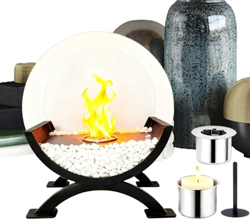 GkgWuxf Braciere Da Tavolo - Caminetto Portatile Smontabile e Sicuro,Braciere Da Tavolo | Per Giardino Casa Prato Interno Esterno Comodino Balcone Camera Da Picnic