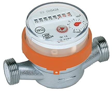 Cornat Zwischenzähler ohne Verschraubung, 3/4 Zoll , Warmwasser, WZZW12