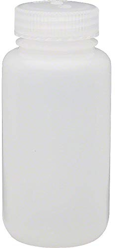 Nalgene Récipient rond à large ouverture en polyéthylène haute densité, 250 ml