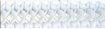 # Weisse Girlande, 4 Meter, Deko-Papier-Girlanden Weiss, Dekoratio