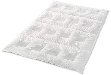 CLIMABALANCE Premium Medium Zudecke, Baumwolle, Weiß, 135 x 200 cm