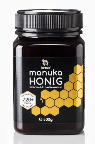 Larnac Manuka Honig 720+ MGO aus Neuseeland, 500g, zertifizierter Methylglyoxalgehalt