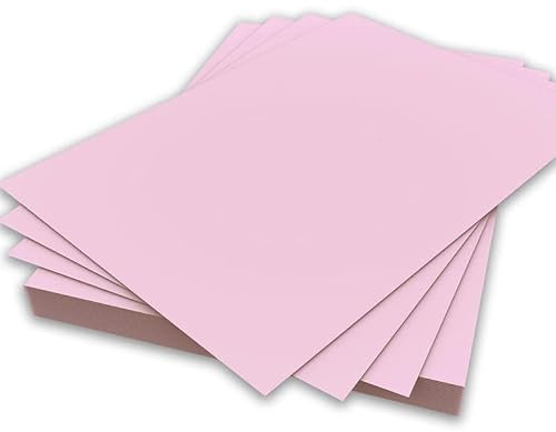 A4-Papier, hellrosa, 80 g/m², doppelseitiges Druckerpapier, Kopierer, Origami, Flyer, Zeichnen, Schule, Büro, Druck, 210 x 297 mm (A4-Papier, 80 g/m², 100 Blatt)