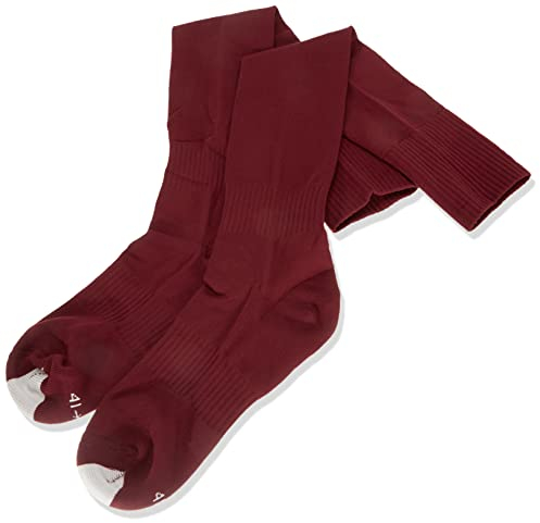 Mitre Mercury Plain Fußballsportsocken | Ausrüstung für Fußballmannschaft | Leichte lange Socke | Atmungsaktive Sportsocke Socken, Kastanie, Mini (30.5 EU - 34.5 EU)