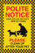 2 No Fouling Dog Signs 200mm x 300mm - Rigid Plastic (DF.09F-RP)