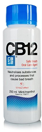 CB12 Mint-Menthol Mouthwash 250ml x 3