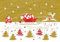 DeCoArt... 1 Adventskalenderkarte Adventskalender Umschlagkarte Schöne Adventszeit Weihnachtsmänner auf Schlitten ca 16,6 x 11,5 cm bunt