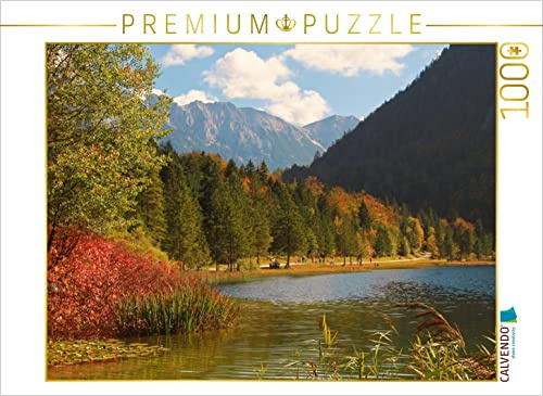 CALVENDO Puzzle Ferchensee Mittenwald | 1000 Teile Lege-Größe 64 x 48 cm Foto-Puzzle für glückliche Stunden