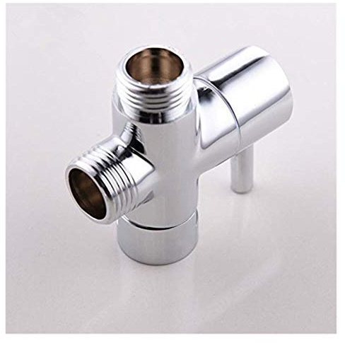 LIANYG Umschaltventil Duscharmatur 3-Wege-Messing 3-Wege-Umschaltventil for Handbrause oder Badewanne Tap Schalter-Anschluss T-Ventil-Adapters (Color : 01)