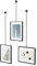UMBRA Fotochain Bilderrahmen, 3-teiliges Wandrahmen-Set und Wanddekoration für 20x25 cm und 13x18 cm Bilder, Einheitsgröße, Schwarz