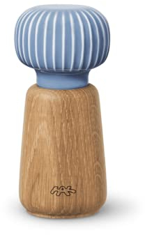 Kähler Mühle H14 cm Hammershøi handlich dänisches Design Gewürzmühle, hellblau