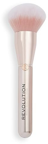 Revolution Create Pinceau Ultime pour la Poudre (R12) - Pinceau Maquillage pour Poudre de Finition, Bronzer ou Fond de Teint en Poudre, Végan & Sans Cruauté