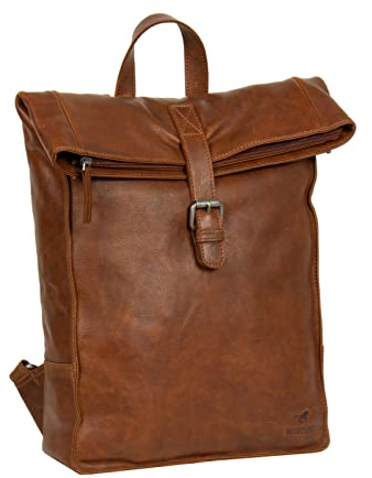 Mustang Memphis Rolltop - Rucksack - Laptoptasche - Cognac