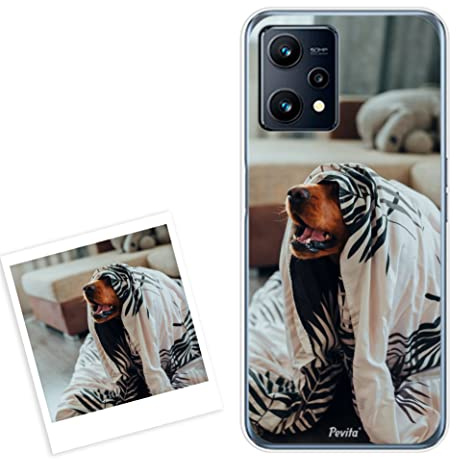 Pevita Cover personalizzata per Realme 9 5G/ 9 Pro 5G con foto o immagine HD Alta Risoluzione | Custodia personalizzabile per Realme 9 5G/ 9 Pro 5G