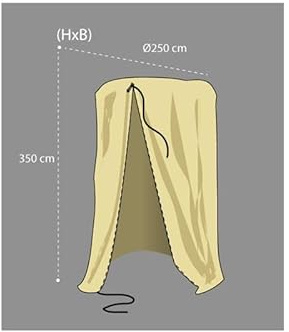 NOOR BIWAK 4XL Winterschutzhaube Ø 250 cm x H 350 cm für Pflanzen