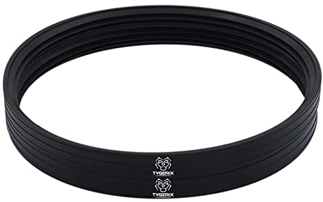 TYGERIX® 2x Joint Silicone 160 mm pour Conduits de Fumée | Hauteur 9 mm | Joints à Triple Lèvre Certifiés | Adhérence Parfaite | Résistance Thermique Exceptionnelle