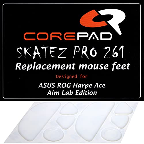 Corepad Skatez Pro 261 - Piedini di ricambio per mouse compatibili con ASUS ROG Harpe Ace/ASUS ROG Harpe Ace Aim Lab Edition