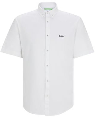 BOSS Hommes B Motion Chemise Regular Fit en Jersey de piqué de Coton