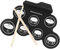 USB-Roll-Up-Drum-Übungspad, 7 Pads, Elektronisches Schlagzeug-Set aus Silikon, 5 Stimmungen, 8 Demonstrationslieder, 3 Rhythmen