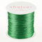 Cordoncino di nylon da 1 mm x 100 m, disponibile in 26 colori, per la realizzazione di braccialetti e altri lavori artigianali (verde)