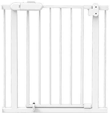 FLYIFE Haustier-Laufgitter, Sicherheitsgitter, Langlebiges Hundegitter, Kinderzaun-Isolationstür, Haustiergitter Für Das Haus, Treppengitter, Türen Und Flure, Treppengeländer/White/86-95Cm