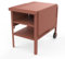 ZiiPa • Desserte • Fredda • Dimensions Adaptées au Four à Pizza Piana et Piana Gaz • Deux Plateaux Escamotables • Deux Grands Tiroirs de Rangement • (Terracotta)