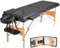 VEVOR Table de Massage Portable, 600 mm, lit de Tatouage de Salon légère Pliante, Charge 272 kg, Hauteur réglable 8 Niveaux, Table de Spa avec Appui-tête, accoudoirs, Palette à Main, Sac de Transport