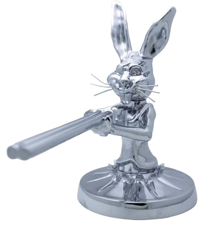 Generisch Fahrzeug-Kühlerfigur, LKW-Kühlerfigur | Tier-Motorhauben- | Hasenstatue Kühlerfigur für stilvolles Aussehen der Motorabdeckung eines Autos