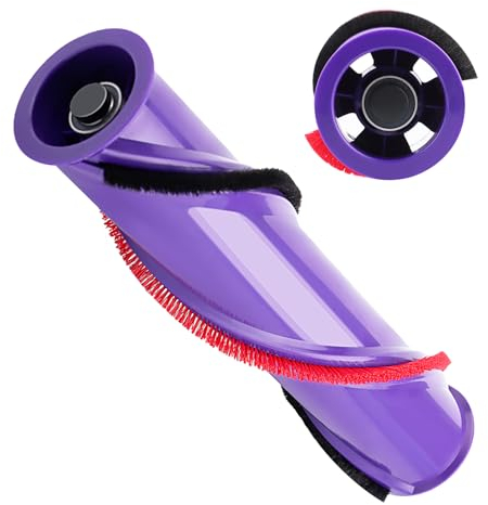 Bürste Rolle für Dyson V8, Ersatzbürstwalze für Dyson V8 Staubsauger, V8 Ersatzbürste, V8 Bürste Ersatzbürste Zubehör, für Dyson V8 schnurlosen Staubsauger Ersatzteile (4-Poliger Antrieb, 50mm)