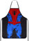 TOPWAYS Novelty Funny Apron, Kitchen Chef BBQ Baking Aprons for Men, Cooking Sexy Aprons Pinafore for Women, Prank Dress Joker Pinny Bib Secret Santa Funny Gifts (Spiderman)