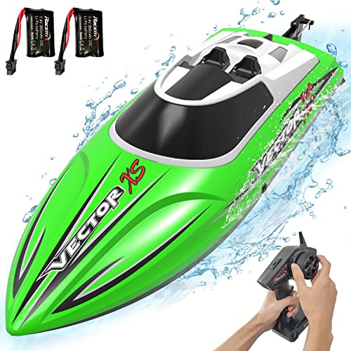 volantexrc RC Boat, 2.4Ghz Remote Control Boat for Pools and Lake 20+MPH with 2 Rechargeable Batteries, Toys for Adult (79504-1)
