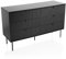 hjh LIVING Sideboard mit 6 Schubladen KARBY S 120x40x75 cm, Schubladenkommode im Industrial-Stil, viel Stauraum, Schwarz