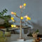 Bseical Osterdeko, 60cm Baum Deko, Led Osterbaum, Dekobaum mit 24 Warmweiß LEDs Ostereier, Batteriebetrieben Leuchtbaum, Verstellbare äSte Innen Birkenbaum FüR Innendekoration Ostern Festival Party