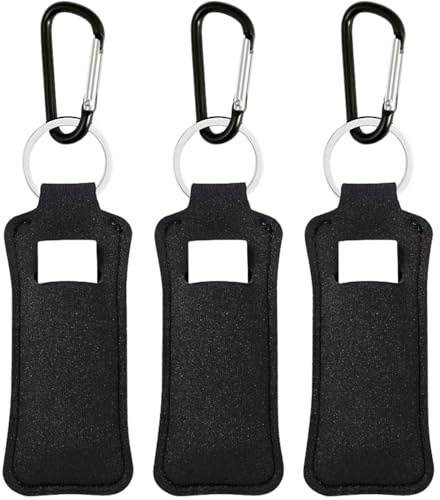 KUKEANVO Praktischer Lippenpflege-Schlüsselanhänger mit Clip – Stylischer Halter für Lipgloss,Lippenstift oder Balsam | Organisiert für Handtasche