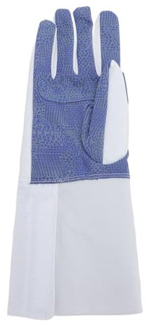 Luocute Fechthandschuhe, Schützende Fechthandschuhe mit Verbessertem Griff, Handsicherer, Atmungsaktiver Säbel-Trainingshandschuh aus Stoff, Fechthandschuhe für Degen, Folie (L)