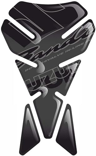 Tankpad Tankpad Tankpad Motorrad 3D Carbon kompatibel mit Motorrad Suzuki Bandit GSF 600 650 1200 1250 ABS v2-21 x 13 cm