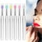 6 PCS Silicone Lip Brush, Silicone Lip Applicator Reusable Lip Balm Applicator,Nail Art Applicator Tools, Lip Eyeshadow Makeup Stick for Eyeshadow, and Cream Lip Mask