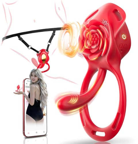 Sex Spielzeug für die Paare Vibratorensets für Frauen mit APP | Vibration für Frauen Sex Toyset für Woman Leise Penisringe, Vibratoren Erotisches Sexspielzeug Penisring