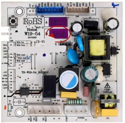 for Kühlschrank Computerplatine W19-54 420009604 Steuerplatine W19-54E Motherboard, Replacement Part