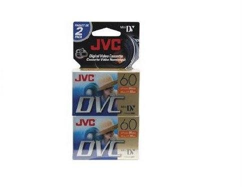 JVC Mdv60Du2 Mini-Videokassette, digital, 2 Stück