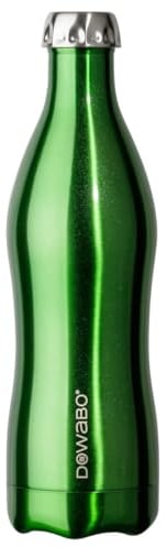 Dowabo Metallic Green Isolierflasche, 750 ml