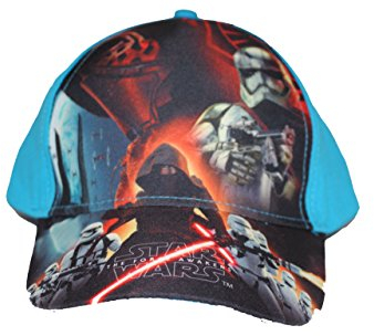 Star Wars Disney Jungen Cap Kappe Schirmmütze (52, Hellblau)