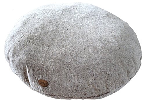 Nobby Komfort Kissen rund CUDDLY hellbraun Ø 100 cm x 20 cm