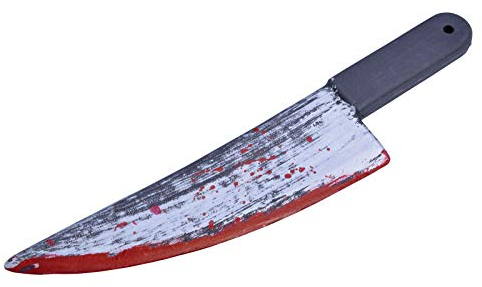 Killer Blood Splattered Knife Halloween Novelty Fancy Dress Toy Dagger