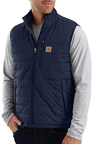 Carhartt Rain Defender Relaxed Fit Lightweight Insulated Vest Men Blue M