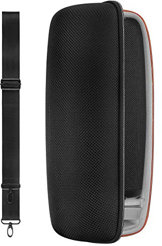 Geekria Shield Lautsprecherhülle, kompatibel mit JBL Xtreme 3, Ersatz-Hartschale, tragbare Lautsprecher, schützende Tragetasche (schwarz)
