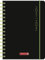 BRUNNEN 1072055122 Schülerkalender 2021/2022 „Plain Black“ 1 Seite = 1 Tag, Sa. + So. auf einer Seite, Blattgröße 14,8 x 21 cm, A5, PP-Einband