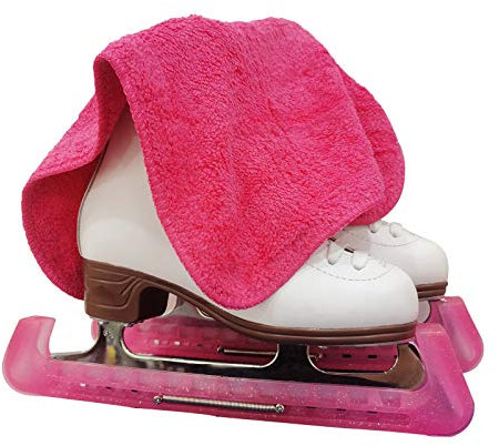 LIUHUO Eislaufschutz Schlittschuhschoner Handtuch Geschenkset Eislaufschutz und weiche Klinge Walking Covers Eiskunstlauf