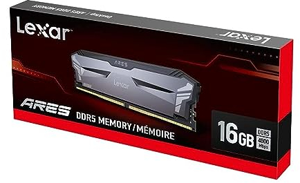 MEMORIA LEXAR ARES OC DDR5 16GB 4800MHZ LD5DU016G-R4800GS2A